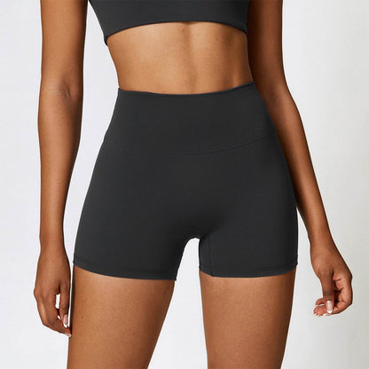 No Front Seam High Waist Biker Shorts