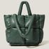 Women Tote Handbags With Padded Down Cotton: Stylish & Cozy