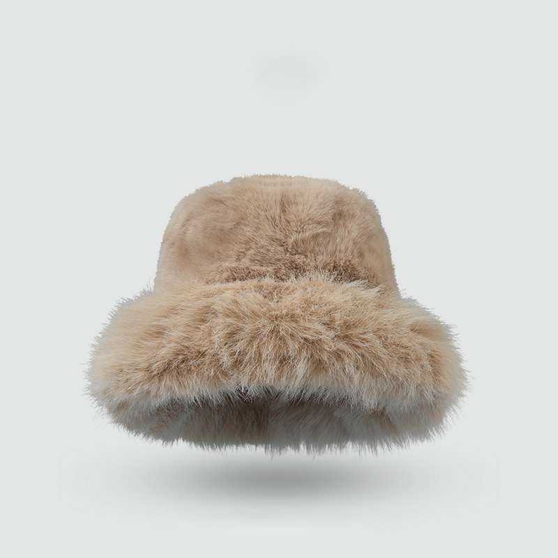 Plush Faux Fur Fluffy Bucket Hat | Luxuriously Cozy Winter Accessory