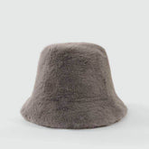Fluffy Faux Fur Bucket Hats