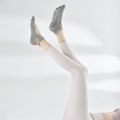 Five-Finger Non-Slip Pilates Socks