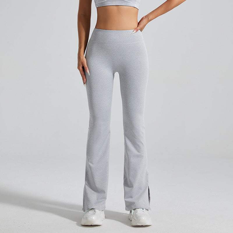 High Waist No Front Seam Sports Flared Pants | Sleek &amp; Comfortable Fit