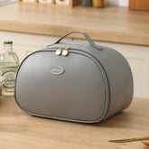 Portable PU Insulated Lunch Bag Carriers Cooler Handbag