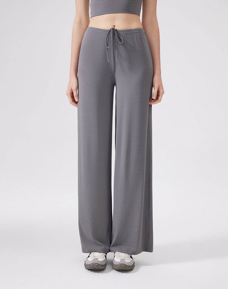 Wide Leg Sweatpants Casual Trousers Pants With Drawstring