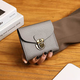 Short Leather Credit Card Coin Purse Bag