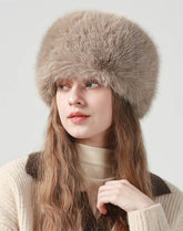 Fuzzy Furry Winter Faux Fur Hat Warm Fluffy Bucket Hat