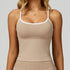 Color Block Sports Tank Top with Built in Bra