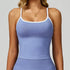 Color Block Sports Tank Top with Built in Bra