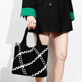 Fashion Woven Tote Handbag