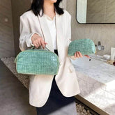 Large Capacity PU Leather Travel Makeup Bag