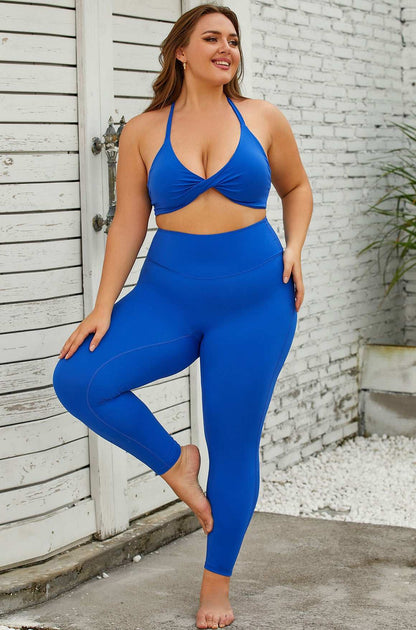 Plus Size Workout Sets With Sports Bra and Leggings | Perfect for Yoga