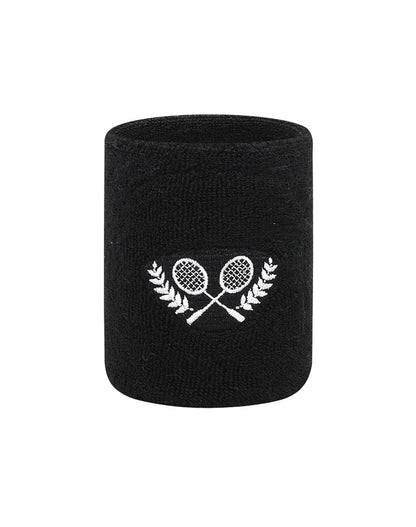 Badminton Embroidery Tennis Wristband Set