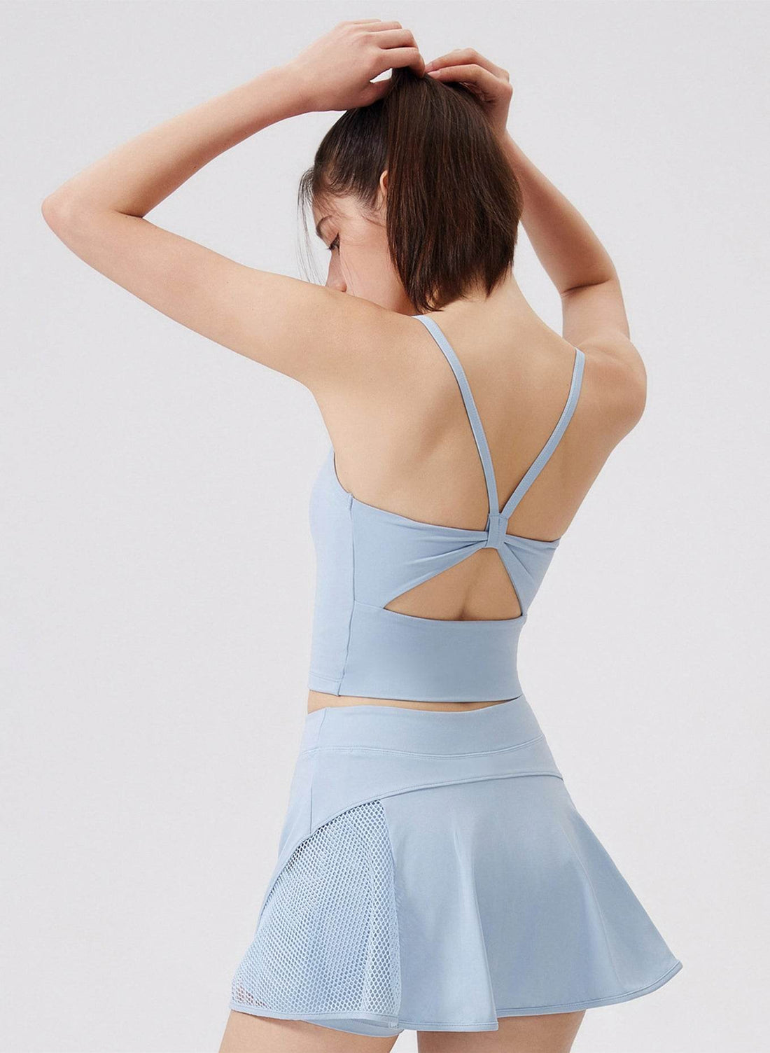 Bowknot Strappy Sports Tank Tops