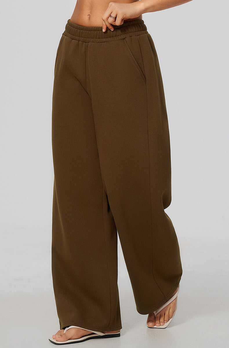 Wide Leg Casual Sweatpants with Pockets
