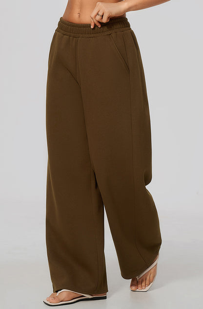 Wide Leg Casual Sweatpants with Pockets