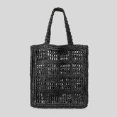Summer Straw Beach Tote Bag Handwoven Handbag