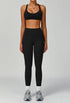 Activewear Set with X Shaped Back Sport Bra and Legging