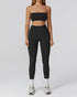Athletic Wear with Strapless Tube Top and Legging