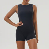 Sleeveless Yoga Jumpsuit With Chest Pad