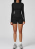 Sports Wear with Long Sleeve T-Shirt and Shorts