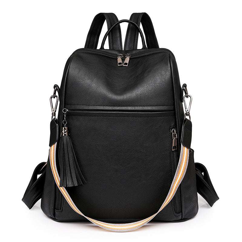 Elegant PU Leather Backpack | The Perfect Companion for Outings