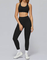 Athletic Wear with Cross Back Strappy Sports Bra and Legging