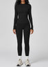 Sports Wear with Long Sleeve T-Shirt and Leggings
