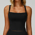 Wide Shoulder Straps Sport Tank Top with Removable Chest Pad