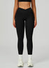 Cross Waist Yoga Leggings with Pockets