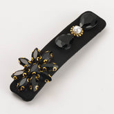Rhinestone Metal Snap Hair Clips Crystal Hair Barrettes