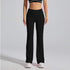 High Waist No Front Seam Sports Flared Pants | Sleek & Comfortable Fit