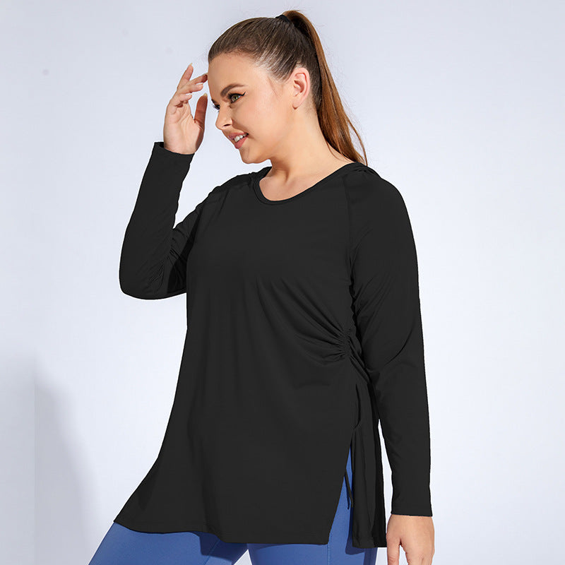 Plus Size Long Sleeve Hoodie