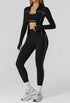 3 Pieces Athletic Wear with Sports Bra, Jacket and Legging