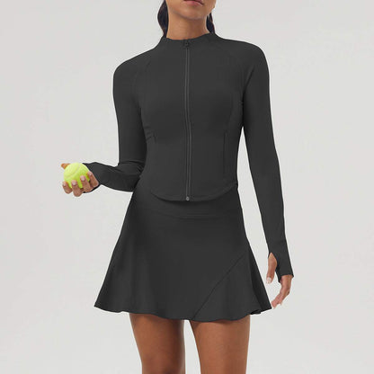 Sports Tennis Dress Set With Jacket and Skirt | Active and Stylish