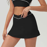 Side Split Golf Skirts with Short and Pockets