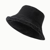 Winter Bucket Hat Trendy Fleece Warm Fisherman Cap