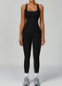 Ribbed Activewear Set with Sports Tank Top and Legging