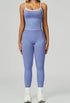 Sport Set with Color Block Tank Top and Legging