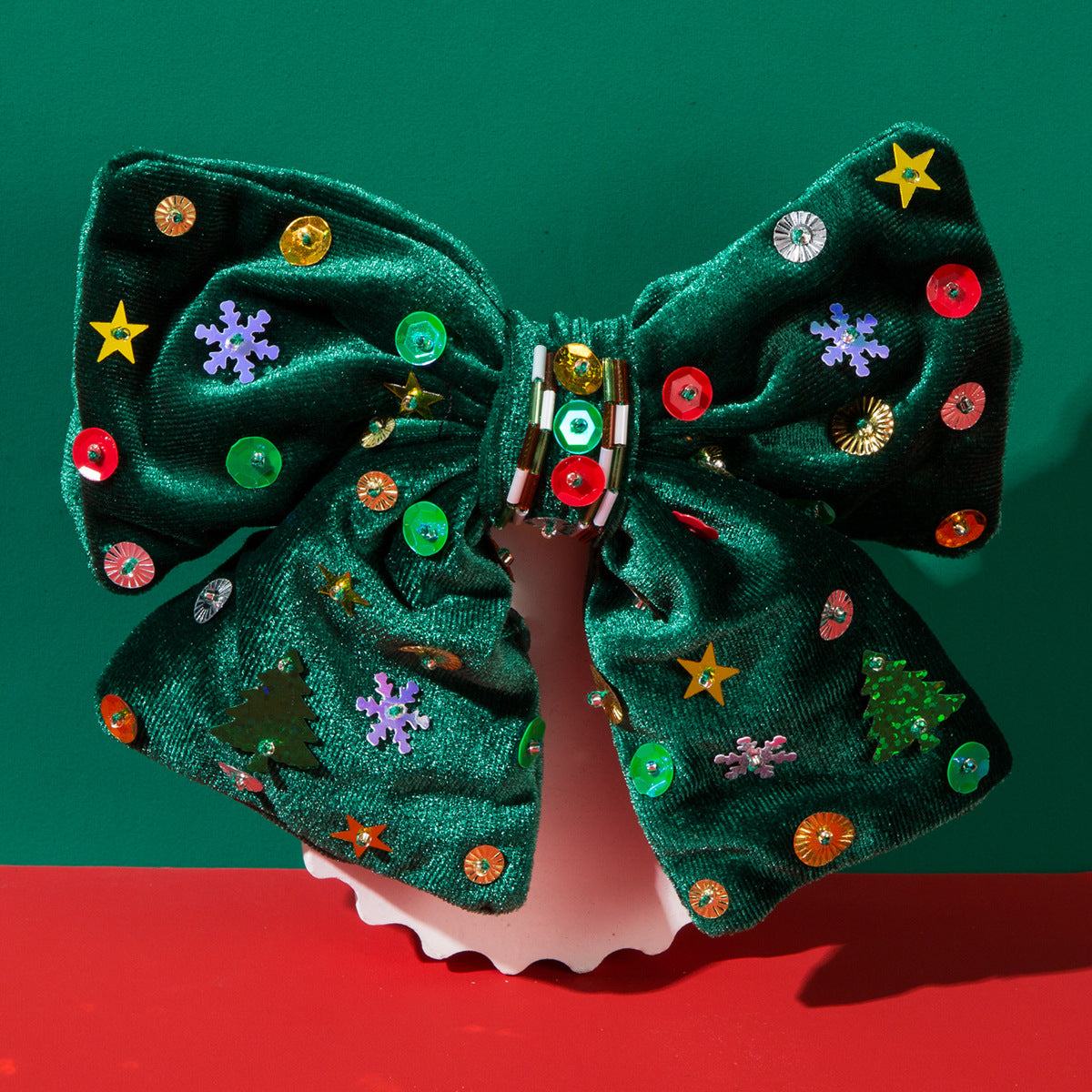 Christmas Bowknot Hair Clips | Perfect Christmas Accessory for Hair