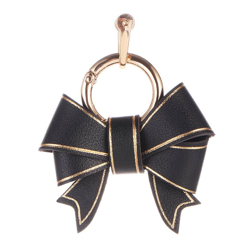 PU Leather Cute Bow Key Charm |  Perfect for Bag &amp; Key Decoration