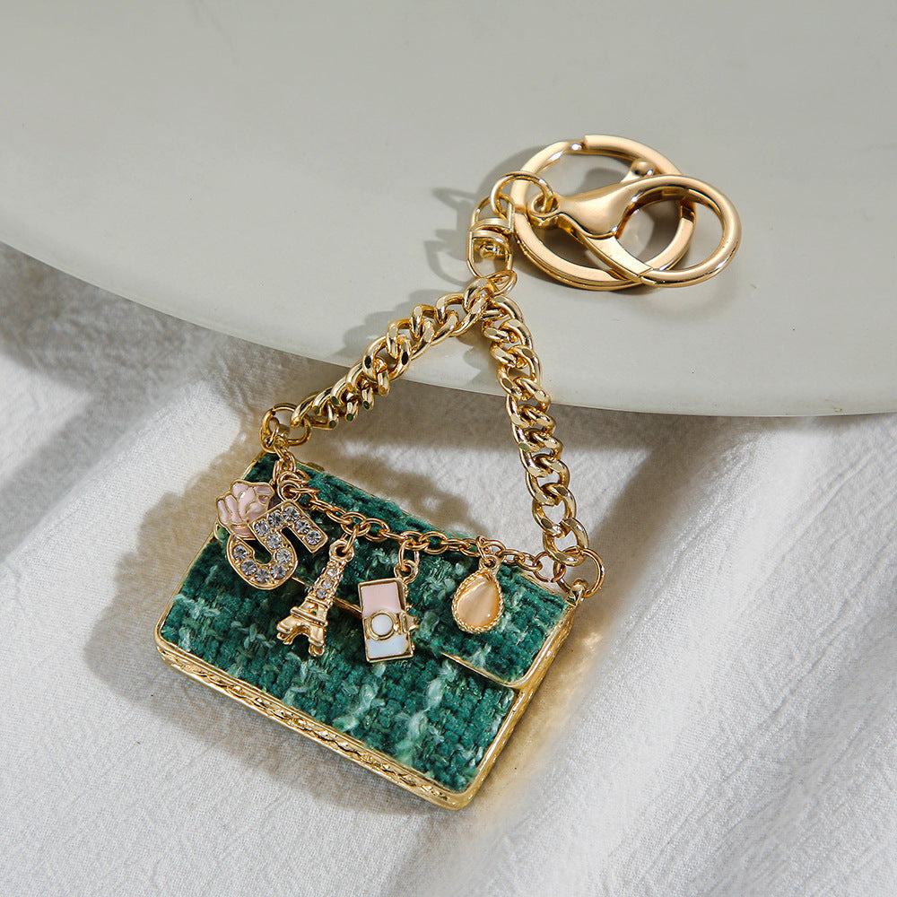 Small Fragrant Wind Metal Bag Keychain | Perfect for Everyday Style