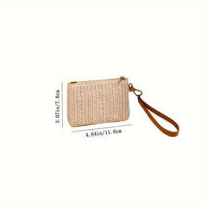 Woven Pattern Mini Coin Purse