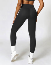 No Front Seam High Waist Sports Leggings