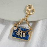 Small Fragrant Wind Metal Bag Keychain