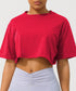 Workout Crop Tops Short Sleeve Yoga Shirts