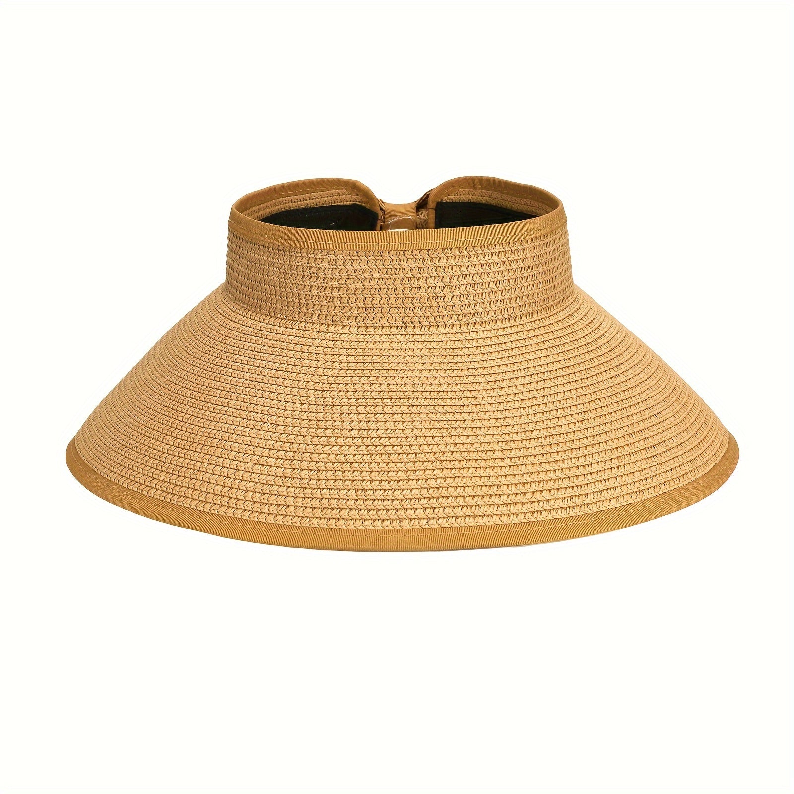 Foldable Wide Brim Sun Hat with Hook and Loop Closure