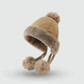 Beanie Hat Cap with Pompom