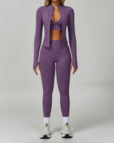 3 Pieces Activewear Set with Bra, Jacket and Legging