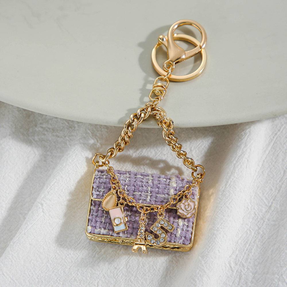 Small Fragrant Wind Metal Bag Keychain | Perfect for Everyday Style