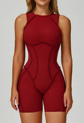 Sleeveless Backless Yoga One Piece Jumpsuits